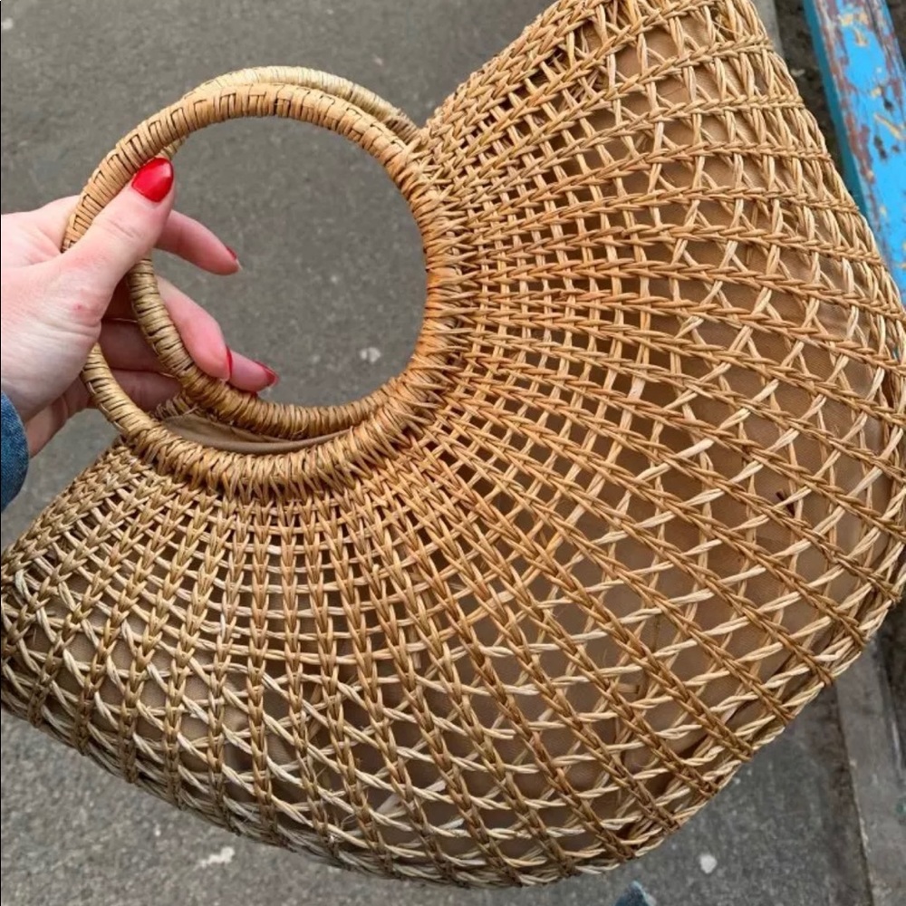 Rattan Purse